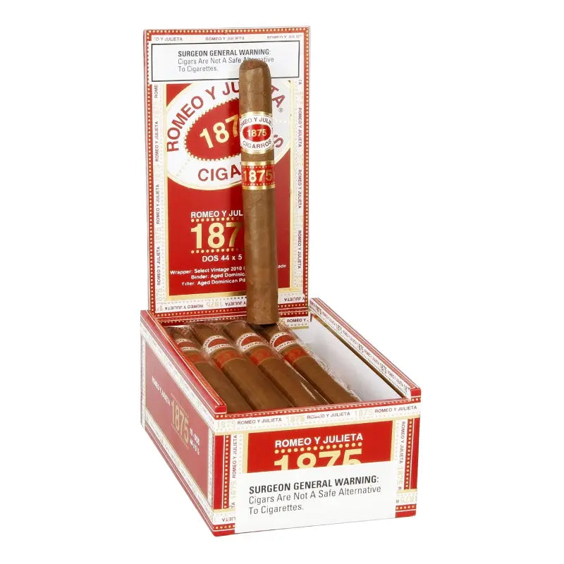 1875 BY ROMEO Y JULIETA DOS 44 X 5 1/2 Jay's Cigar