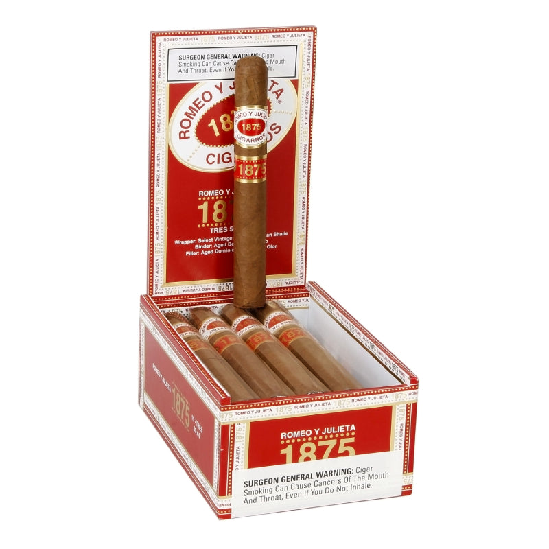 1875 BY ROMEO Y JULIETA TRES 50 X 6 Jay's Cigar