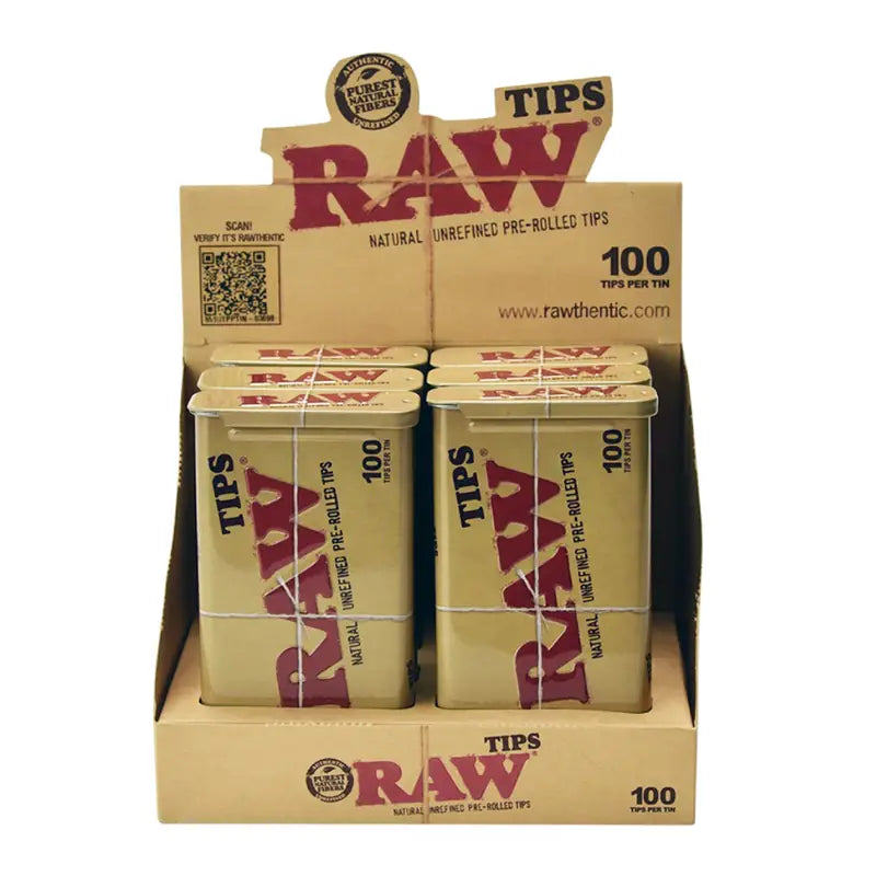 RAW TIPS 100/TIN Jay's Cigar