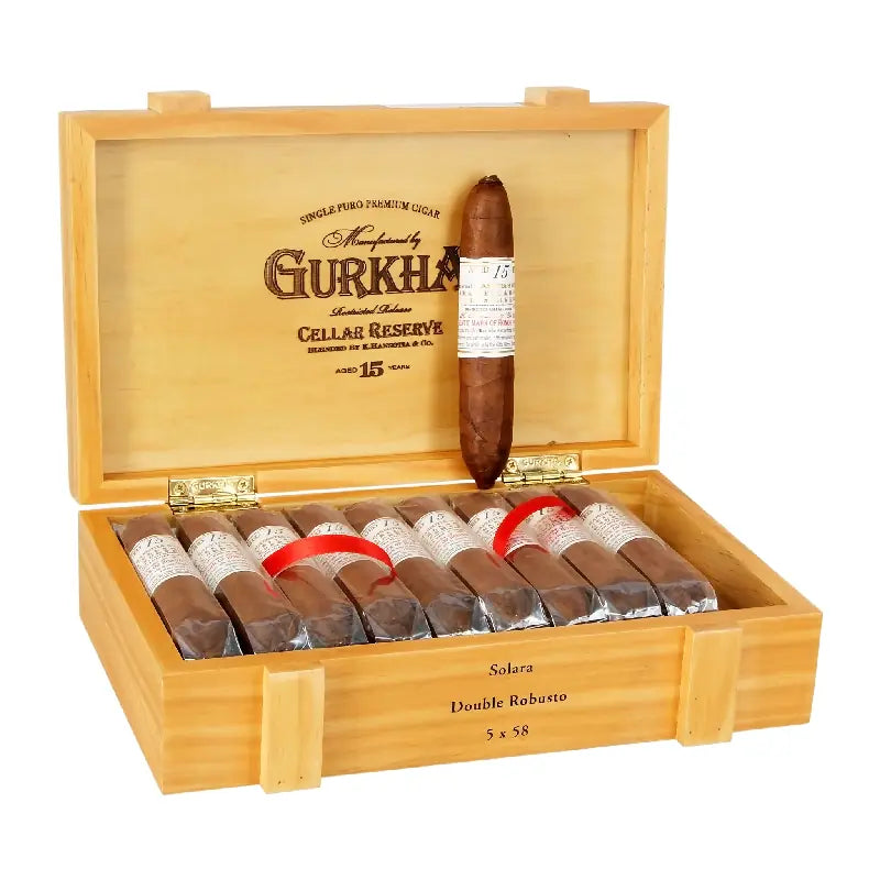 GURKHA CELLAR LIMITADA SOLARA DOUBLE ROBUSTO 5 X 58 Jay's Cigar