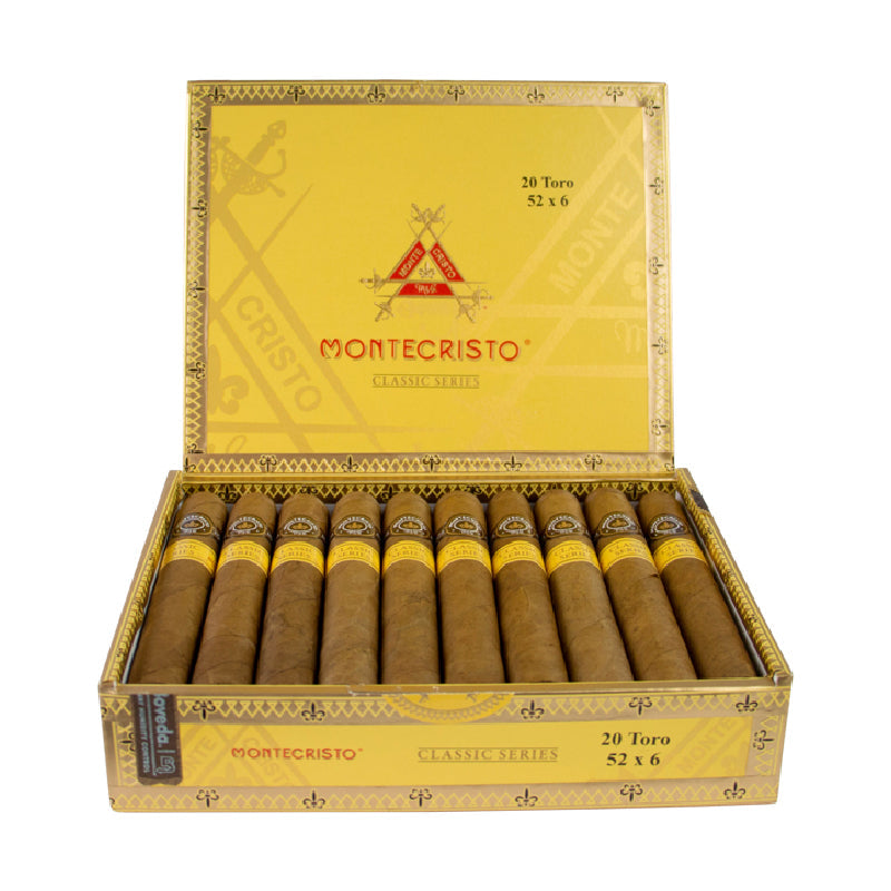 MONTECRISTO CLASSIC TORO COLLECTION 52 X 6 Jay's Cigar