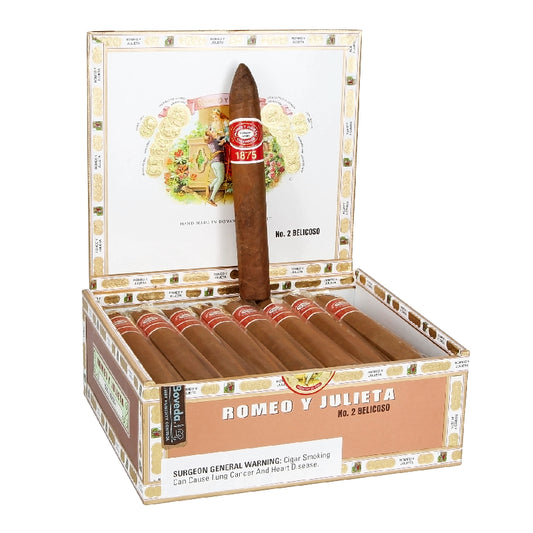 ROMEO Y JULIETA 1875 NO.2 BELICOSO 52 X 6 1/8