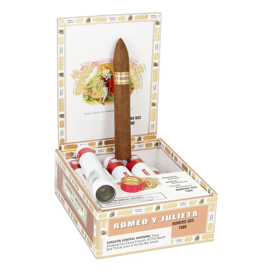 ROMEO Y JULIETA 1875 NUMERO DOS TUBE 52 X 6