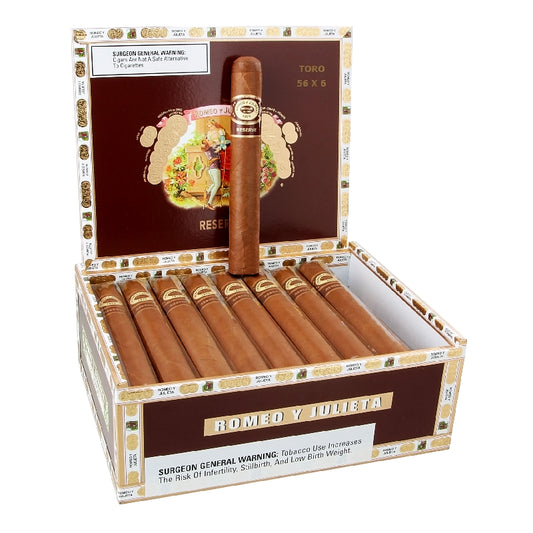 ROMEO Y JULIETA RESERVE TORO HON 56 X 6