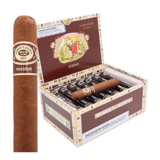 ROMEO Y JULIETA RESERVE ROTHCHILDE HON 54 X 5