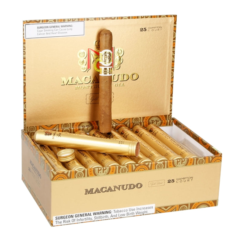 MACANUDO GOLD HAMPTON COURT TUBO 5 1/2 x 42 Jay's Cigar