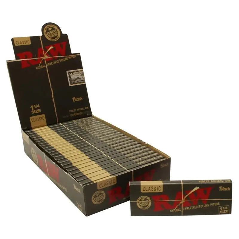 RAW CLASSIC BLACK 1 1/4 PAPER Jay's Cigar