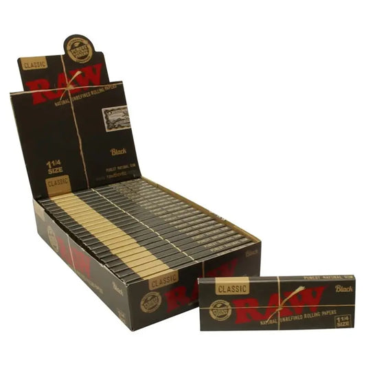 RAW CLASSIC BLACK 1 1/4 PAPER Jay's Cigar