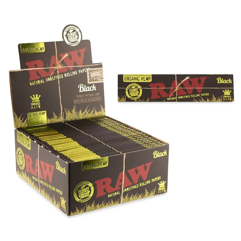 RAW BLACK KS ORGANIC HEMP Jay's Cigar