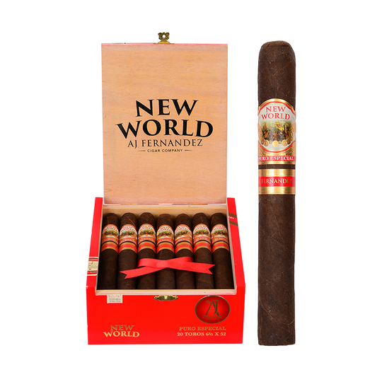 AJ FERNANDEZ NEW WORLD PURO ESPECIAL TORO 6.5 X 52 Jay's Cigar