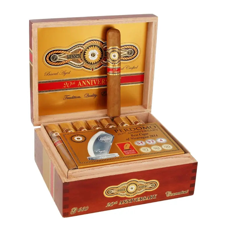 PERDOMO 20TH CONNECTICUT ROBUSTO R556 5 X 56 Jay's Cigar