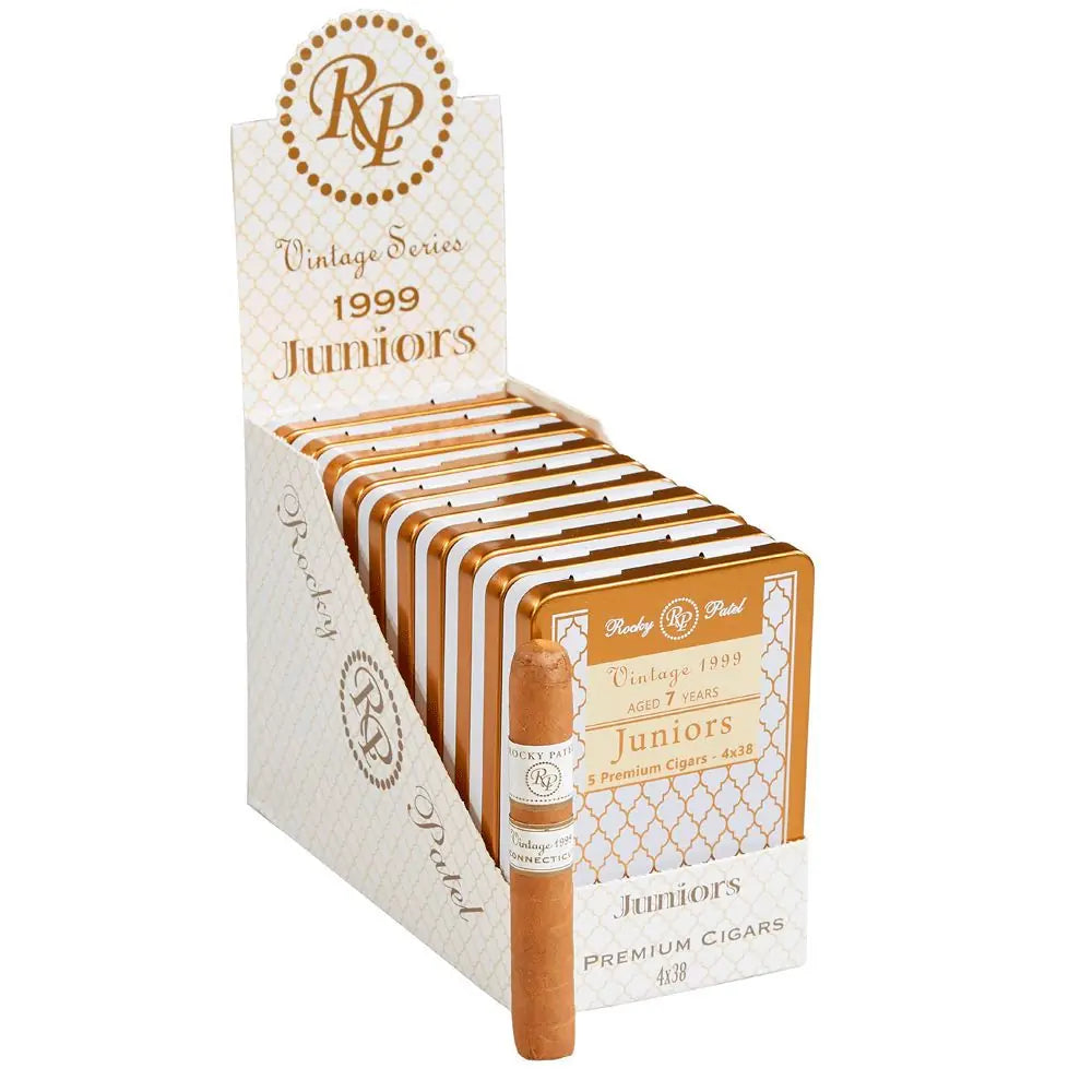 ROCKY PATEL TINS OF 10 VINTAGE 1999 MINIs 4 1/4 X 32 Jay's Cigar