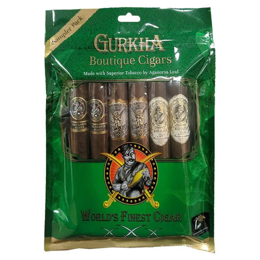 GURKHA BOUTIQUE CIGARS GREEN SAMPLER Jay's Cigar