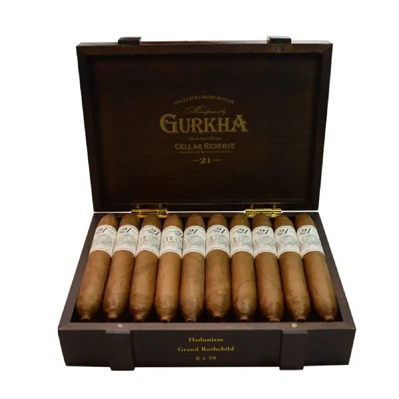 GURKHA CELLAR RESERVA 21YR HEDONISM 6 X 58 Jay's Cigar